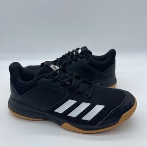 Adidas Ligra 6 D97698 Women's Size 7.5 Volleyball Shoes 'Core Black Gum' Sneaker